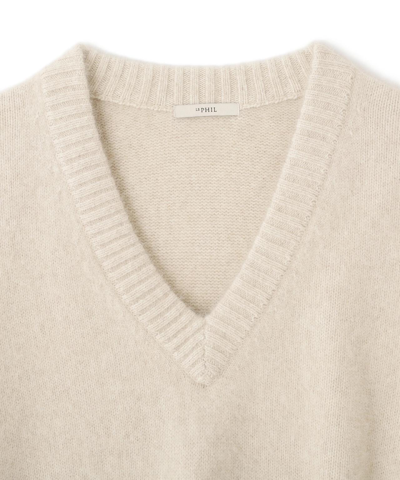 ＦＯＸ混Ｖネックニット