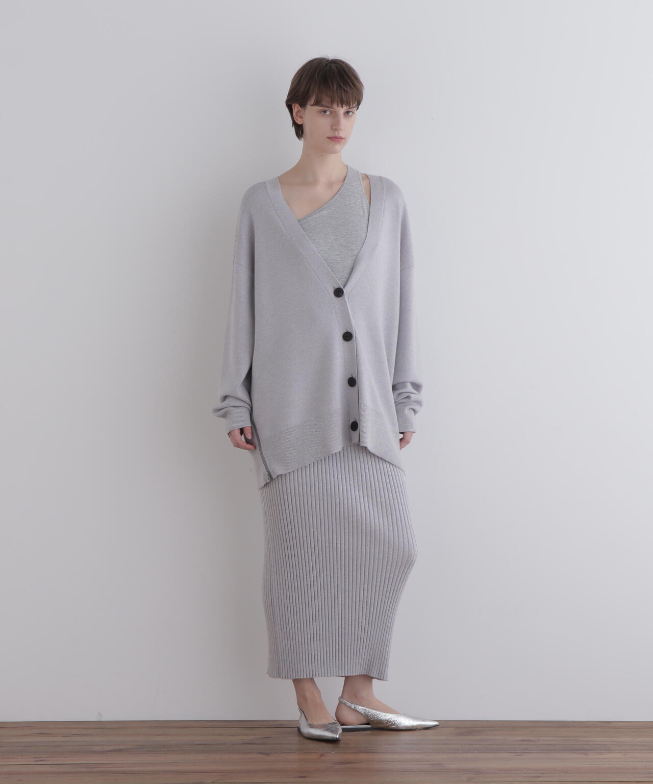 ウールオーバーサイズカーディガン | LE PHIL（ル フィル