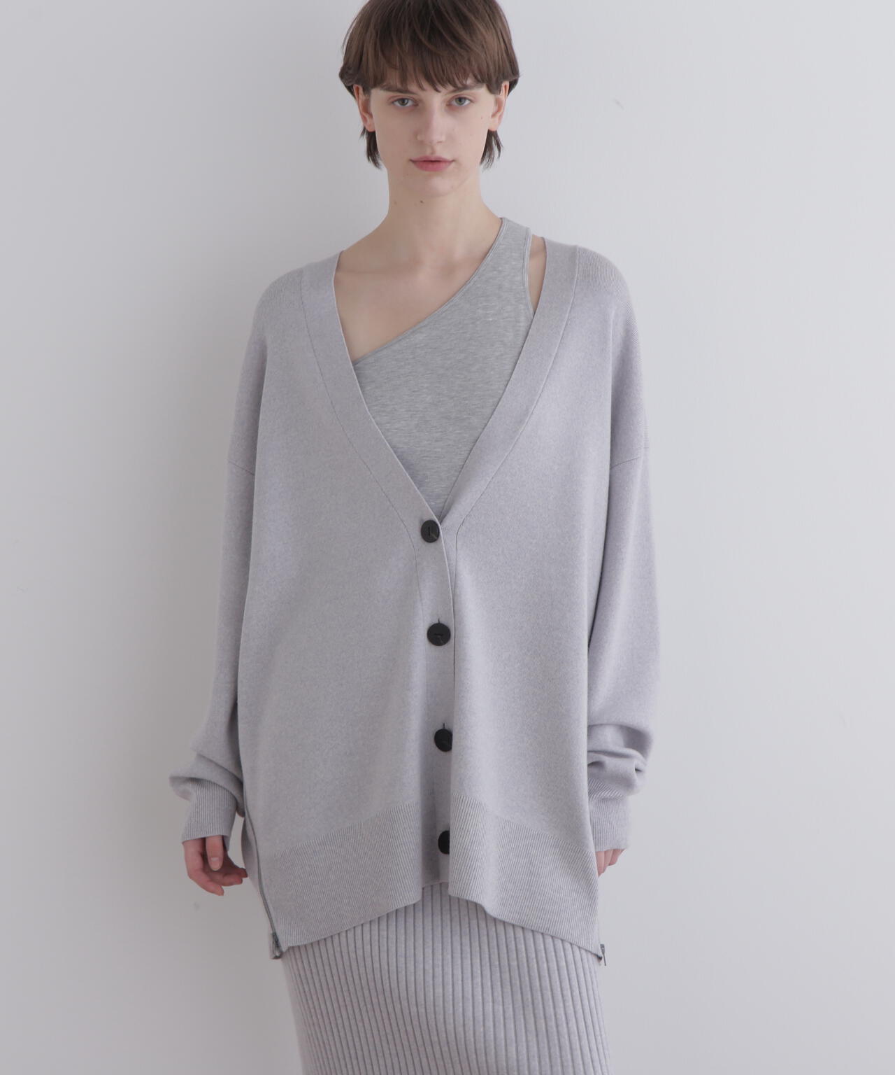 ウールオーバーサイズカーディガン