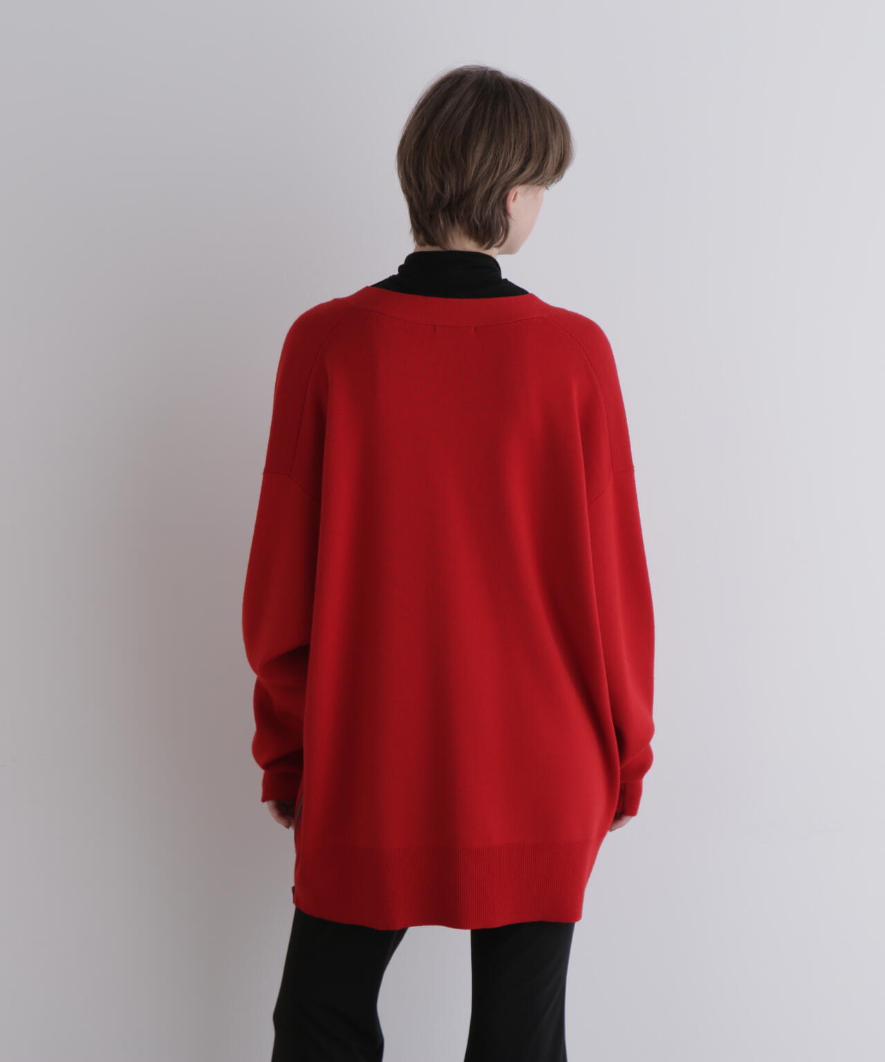 ウールオーバーサイズカーディガン