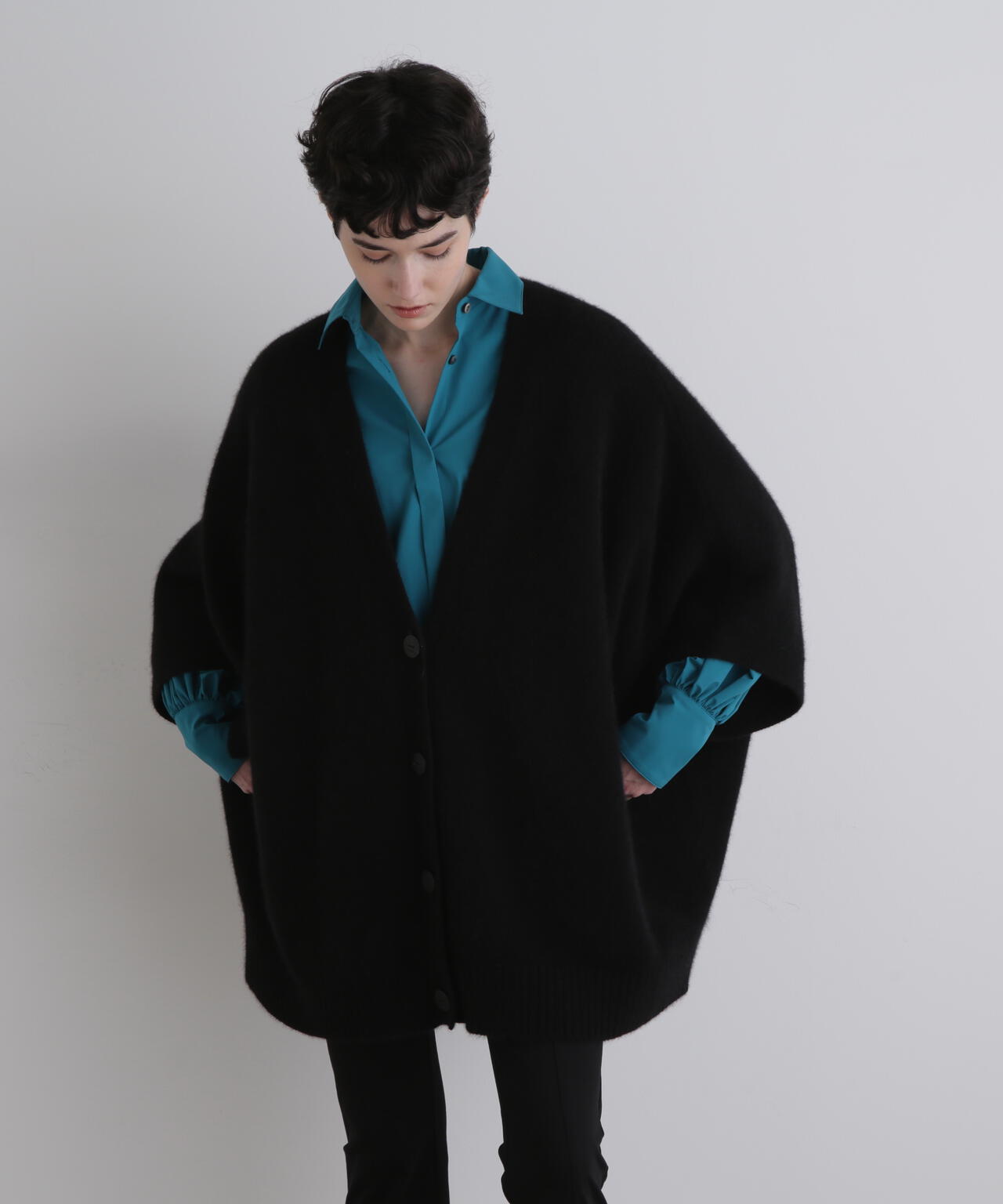 フォックス混ニット