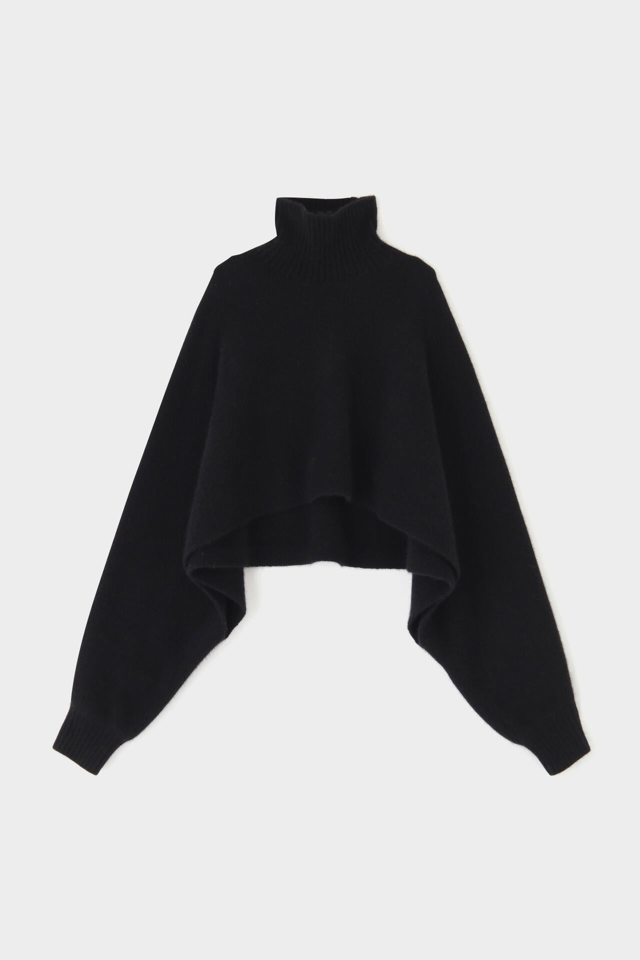 フォックス混ハイネックニット