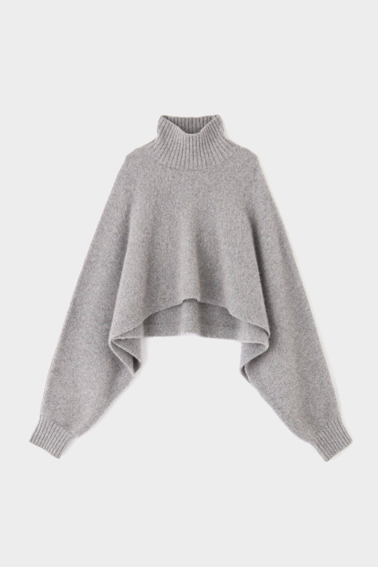 フォックス混ハイネックニット