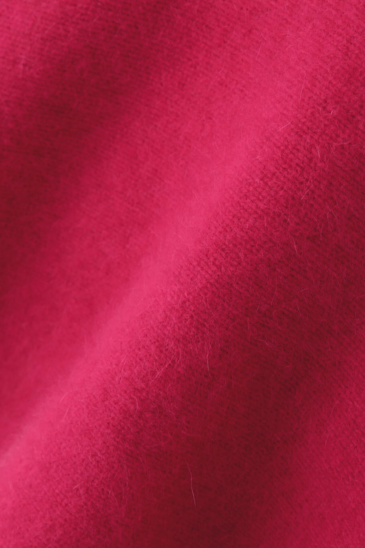 フォックス混ハイネックニット