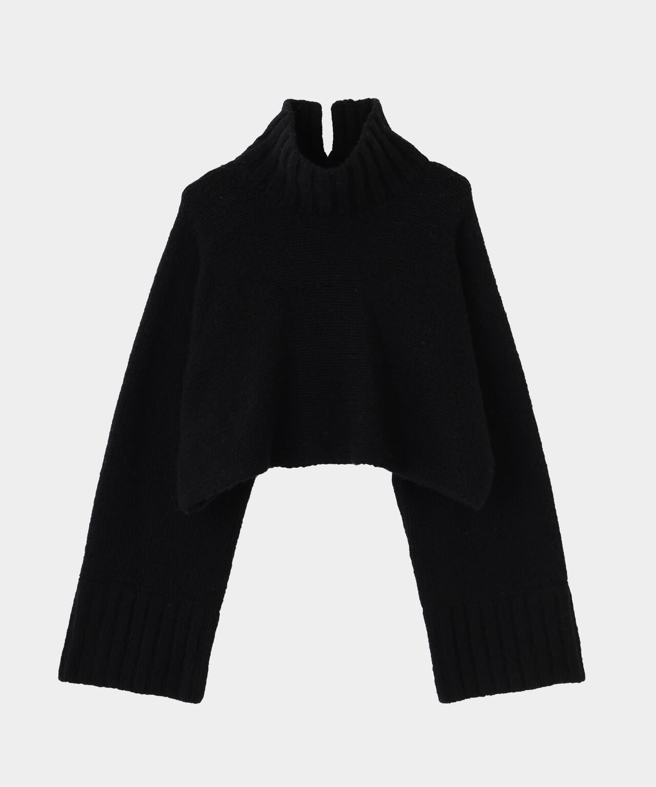 タートルネックプルオーバーニット