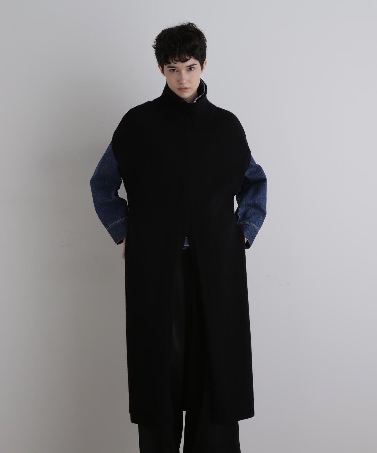 LE PHIL ルフィル ウール ミドル ゲージ ロング ジレ ウールミドルゲージロングジレ | LE PHIL（ル フィル） ｜【公式