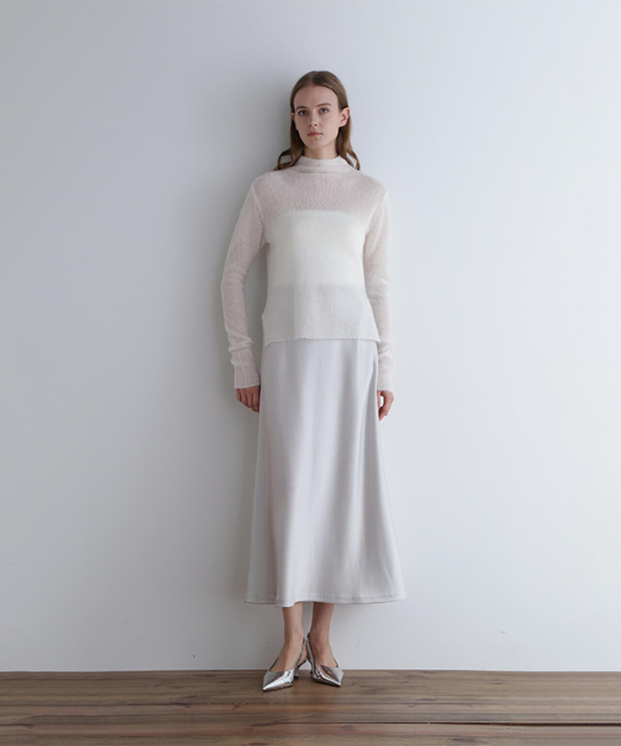 クラシックサテンスカート