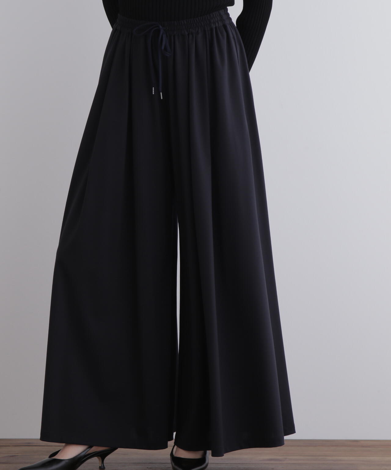 パンツ LE M43 STANDARD W34 ハイウエストタックワイドバルーンチノパン MONO-MART LADY'S