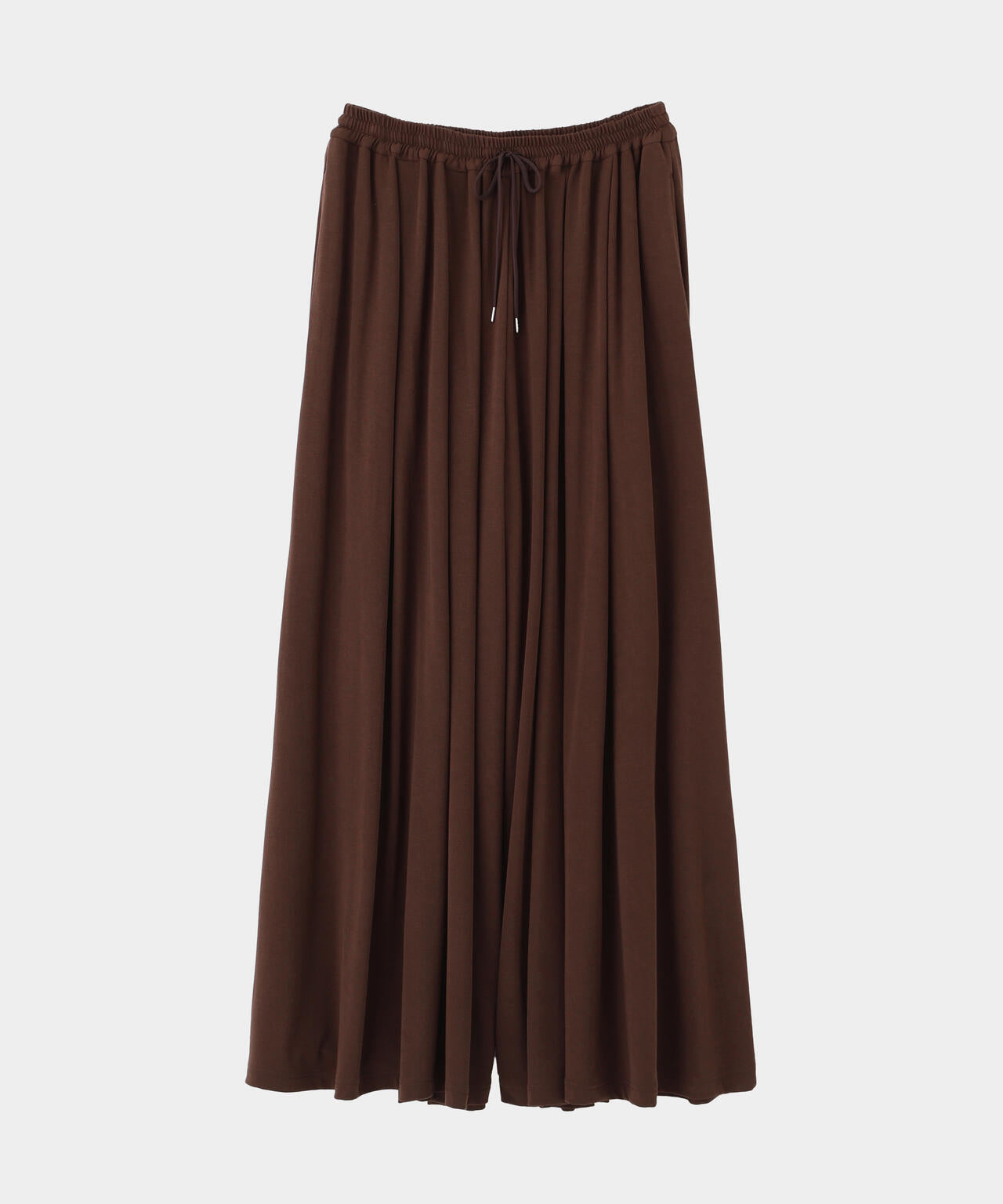 レーヨンギャザーワイドパンツ