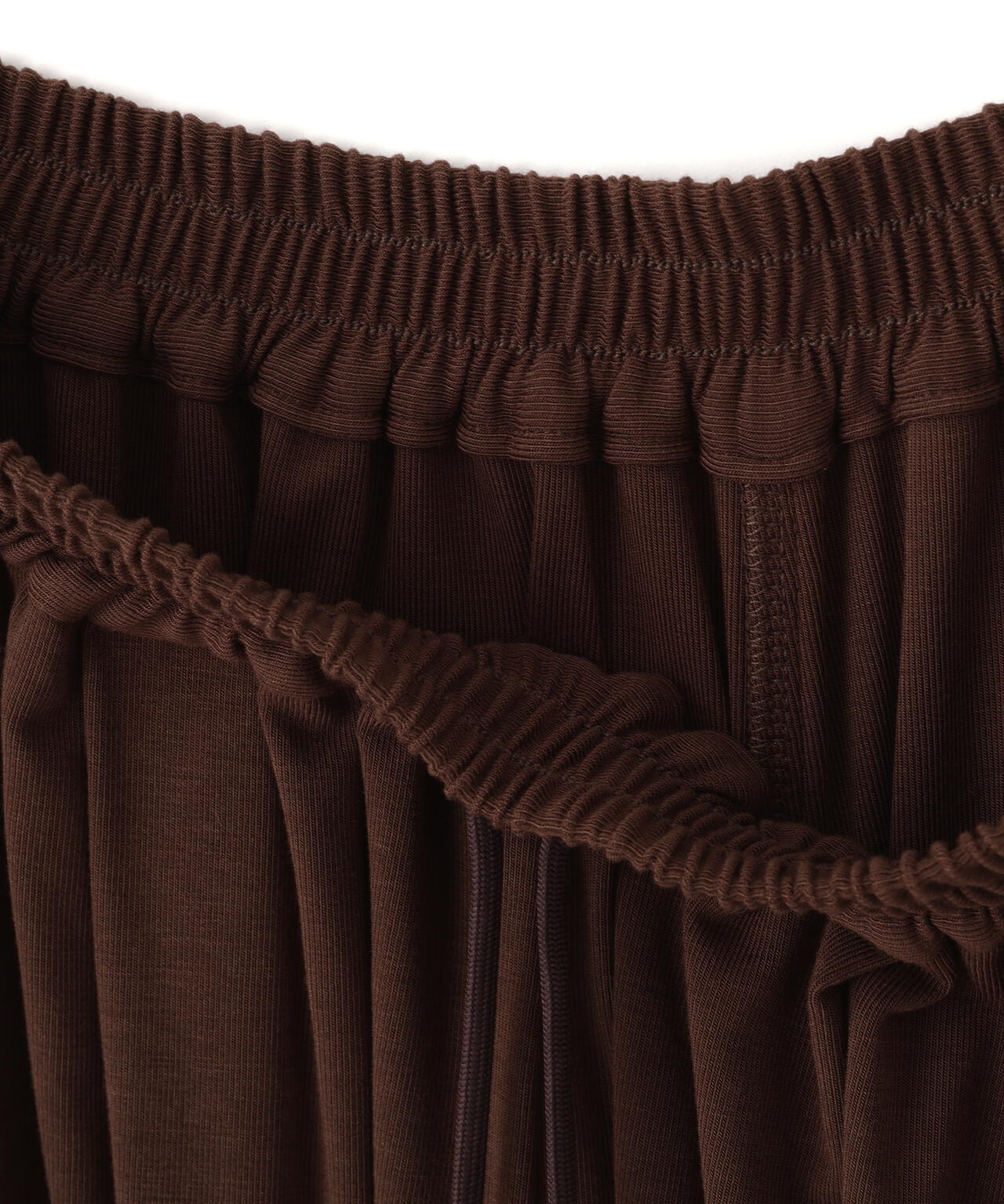 レーヨンギャザーワイドパンツ