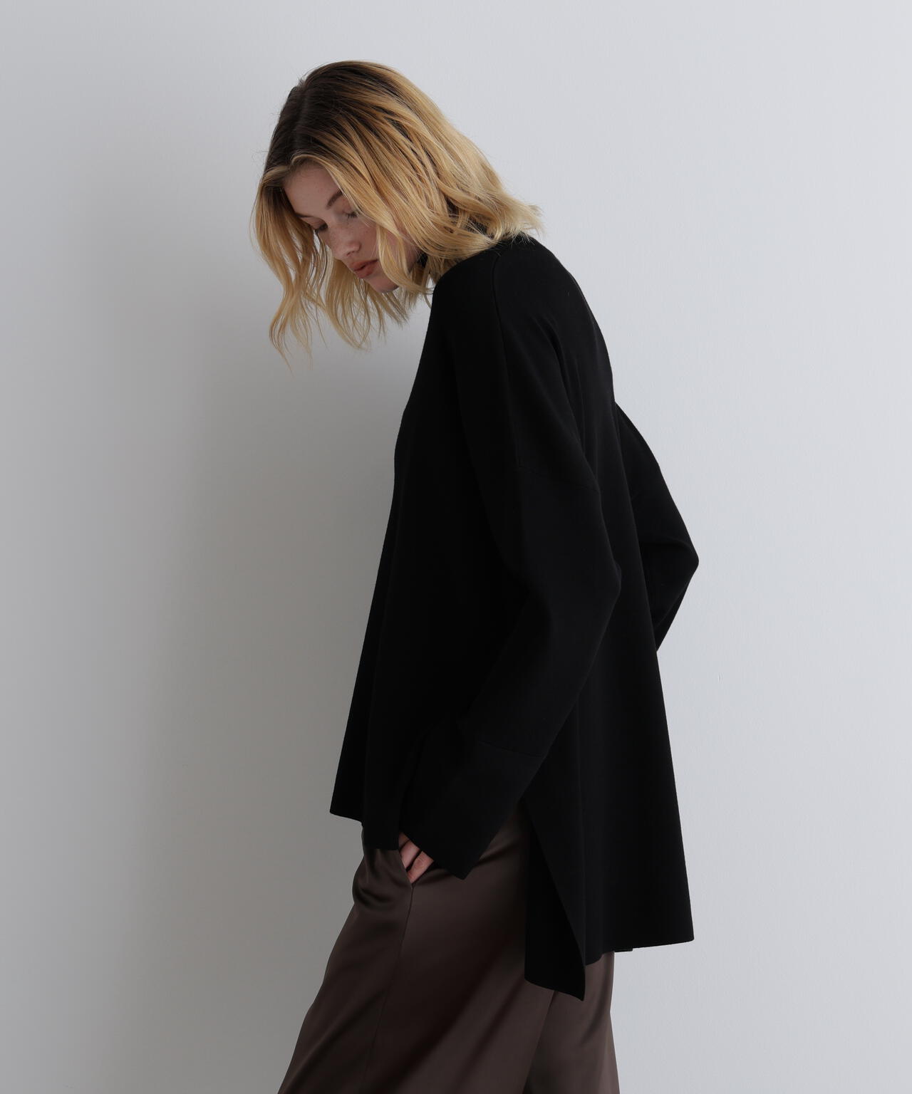 オーバーサイズプルオーバーニット | LE PHIL（ル フィル