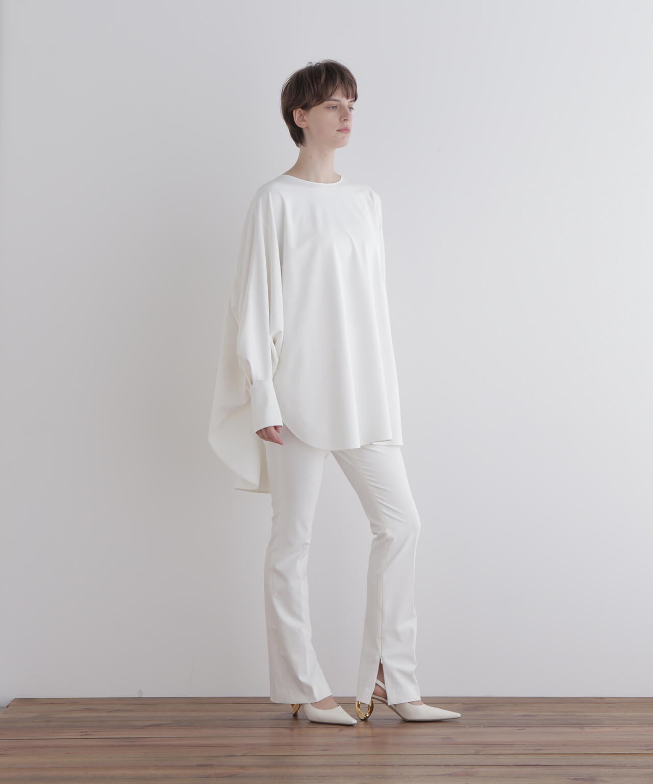 ストレッチオックスロングカフスブラウス | LE PHIL（ル フィル