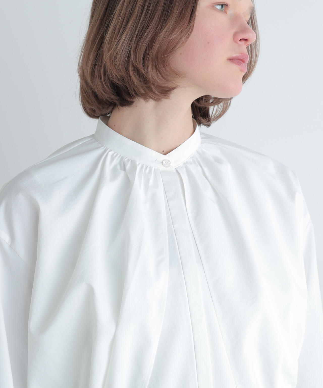 ケープカフスブラウス