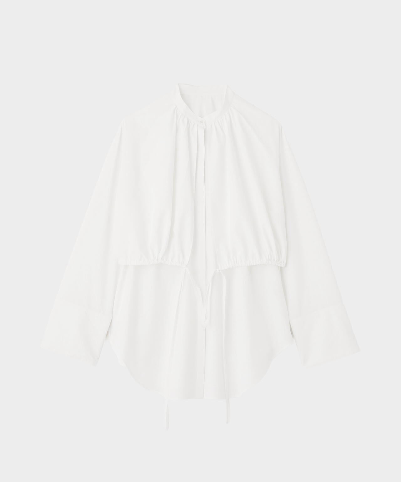 ケープカフスブラウス