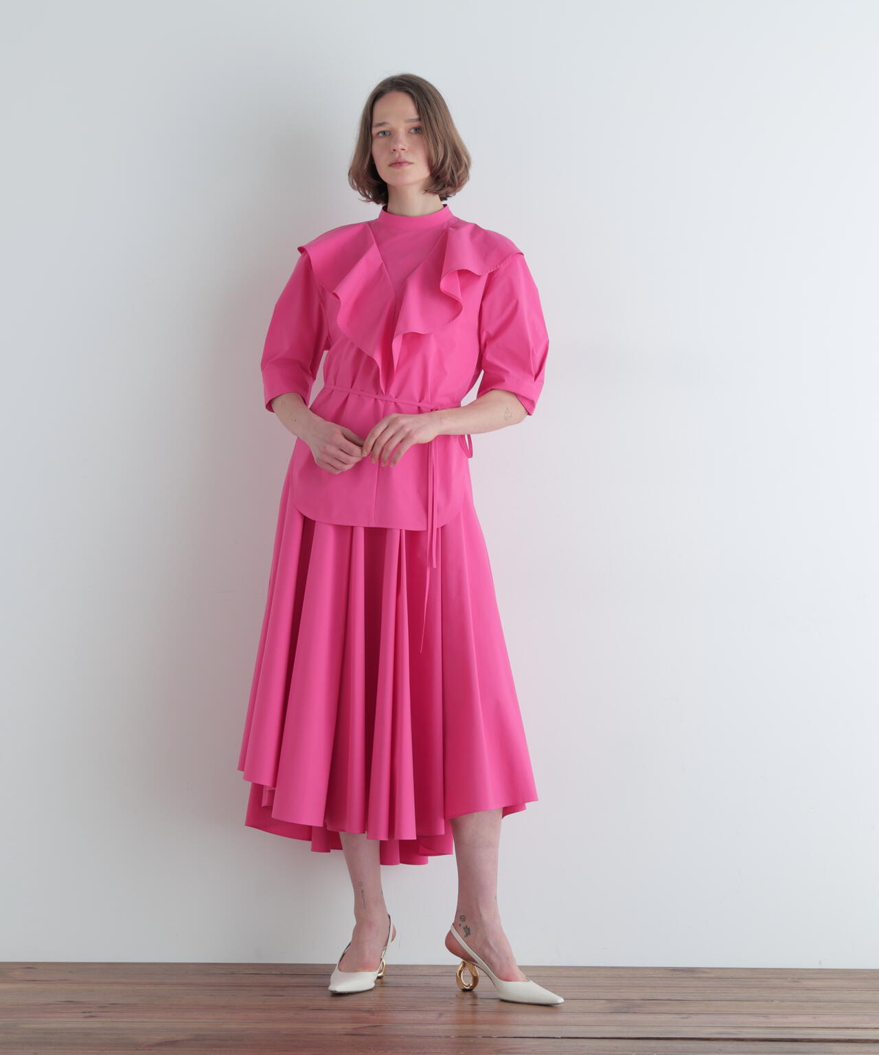 SOLOTEXブロードラッフルブラウス | LE PHIL（ル フィル） ｜【公式