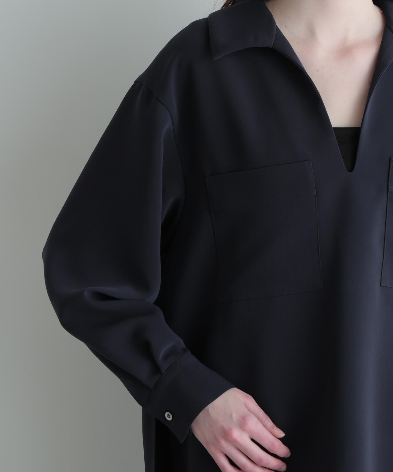 2WAYライトダブルクロスブラウス