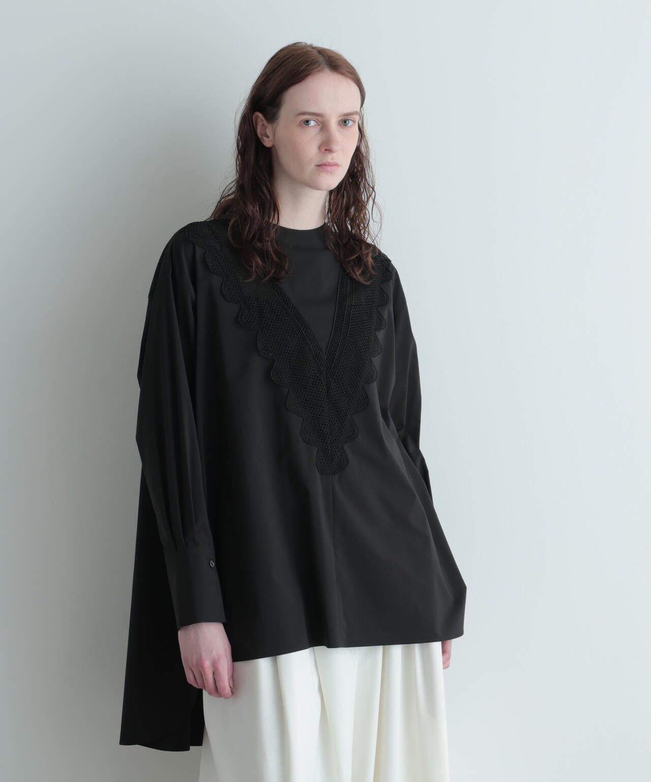 レース切り替えブラウス | LE PHIL（ル フィル） ｜【公式】通販mix