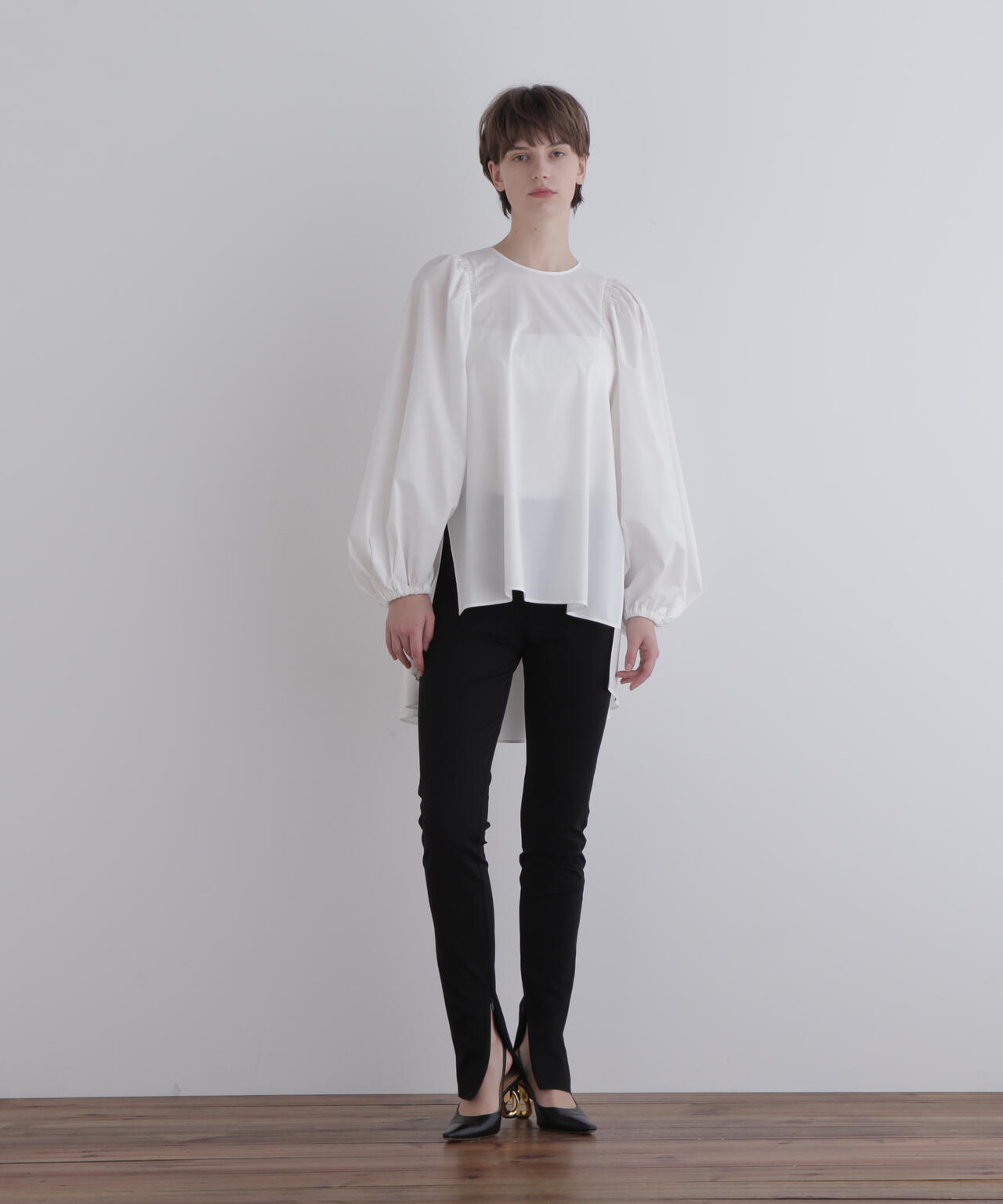 SOLOTEXブロードギャザーブラウス | LE PHIL（ル フィル） ｜【公式