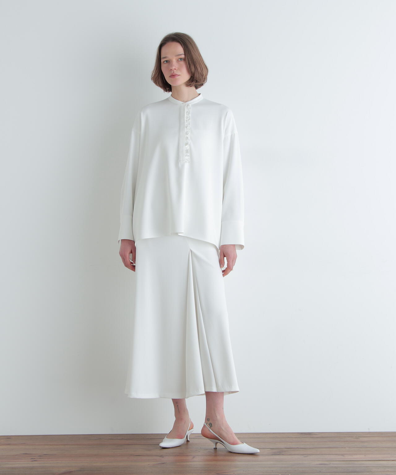 2WAYツイルドレープブラウス | LE PHIL（ル フィル） ｜【公式】通販