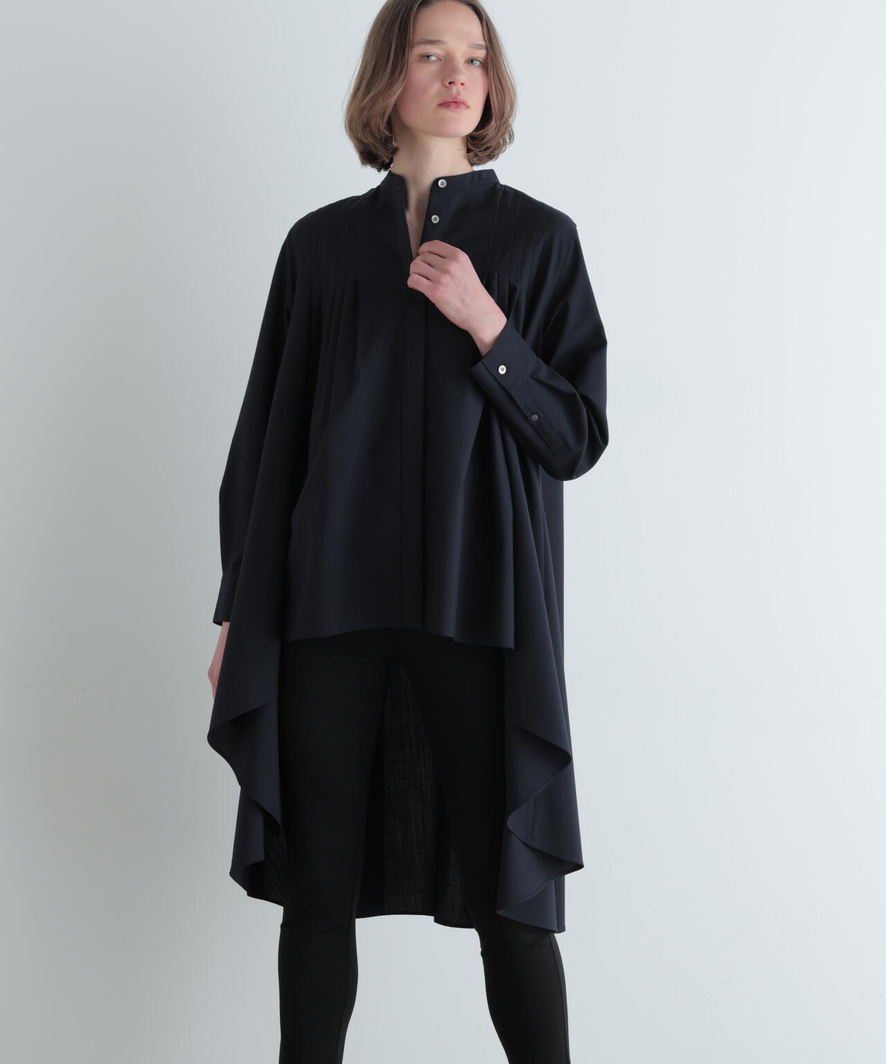 ライトウールボリュームブラウス