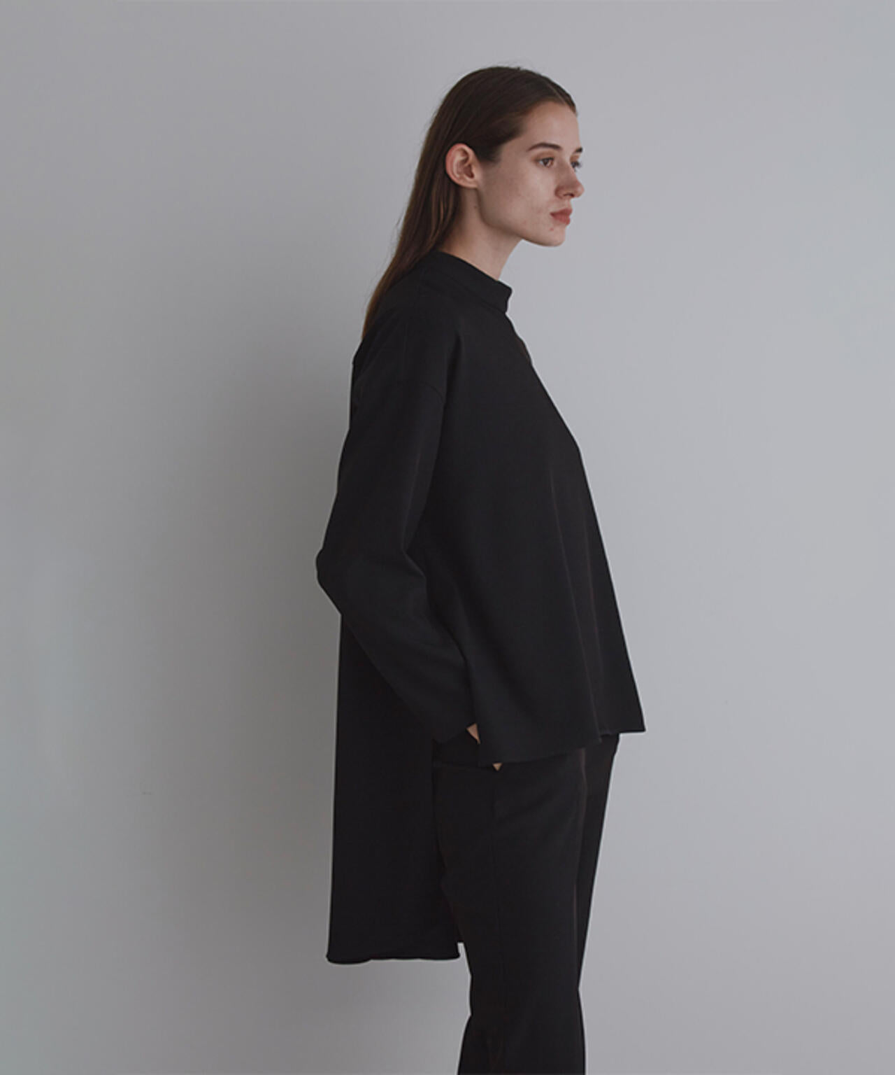 ルフィル　2WAYツイルロングスリーブブラウス LE PHIL（ル フィル） ブラウス シャツ 2WAYツイルロングスリーブ