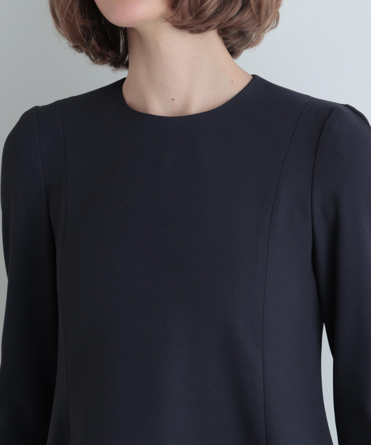 2WAYツイルフレアブラウス