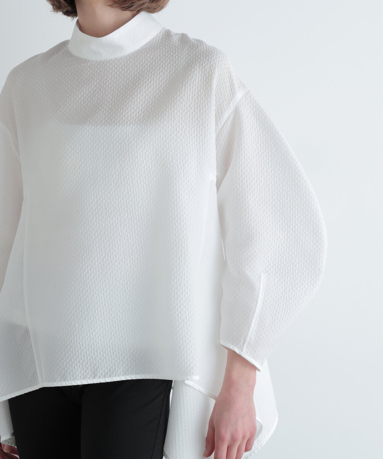 スクエアジャカードブラウス | LE PHIL（ル フィル） ｜【公式】通販