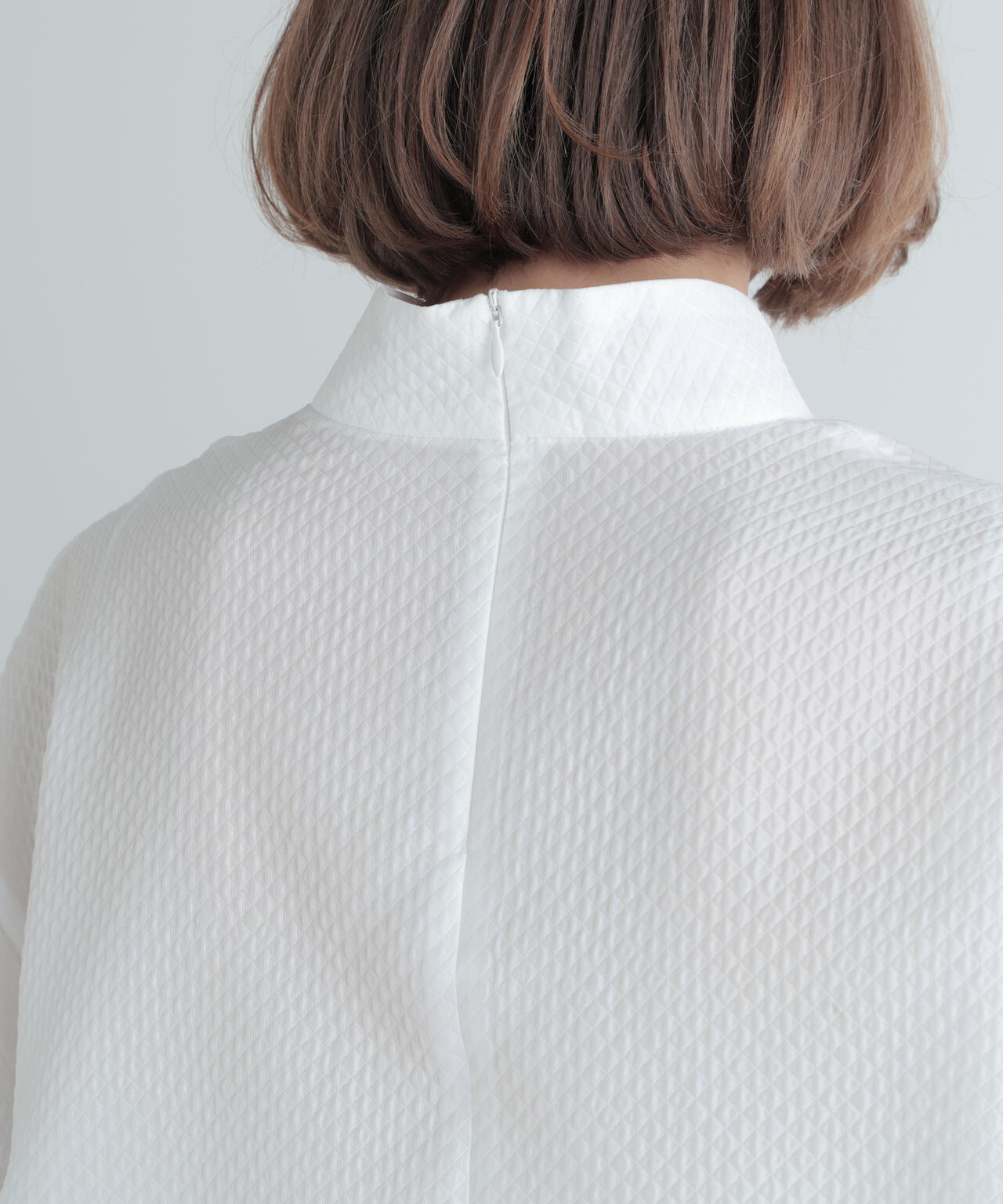 スクエアジャカードブラウス