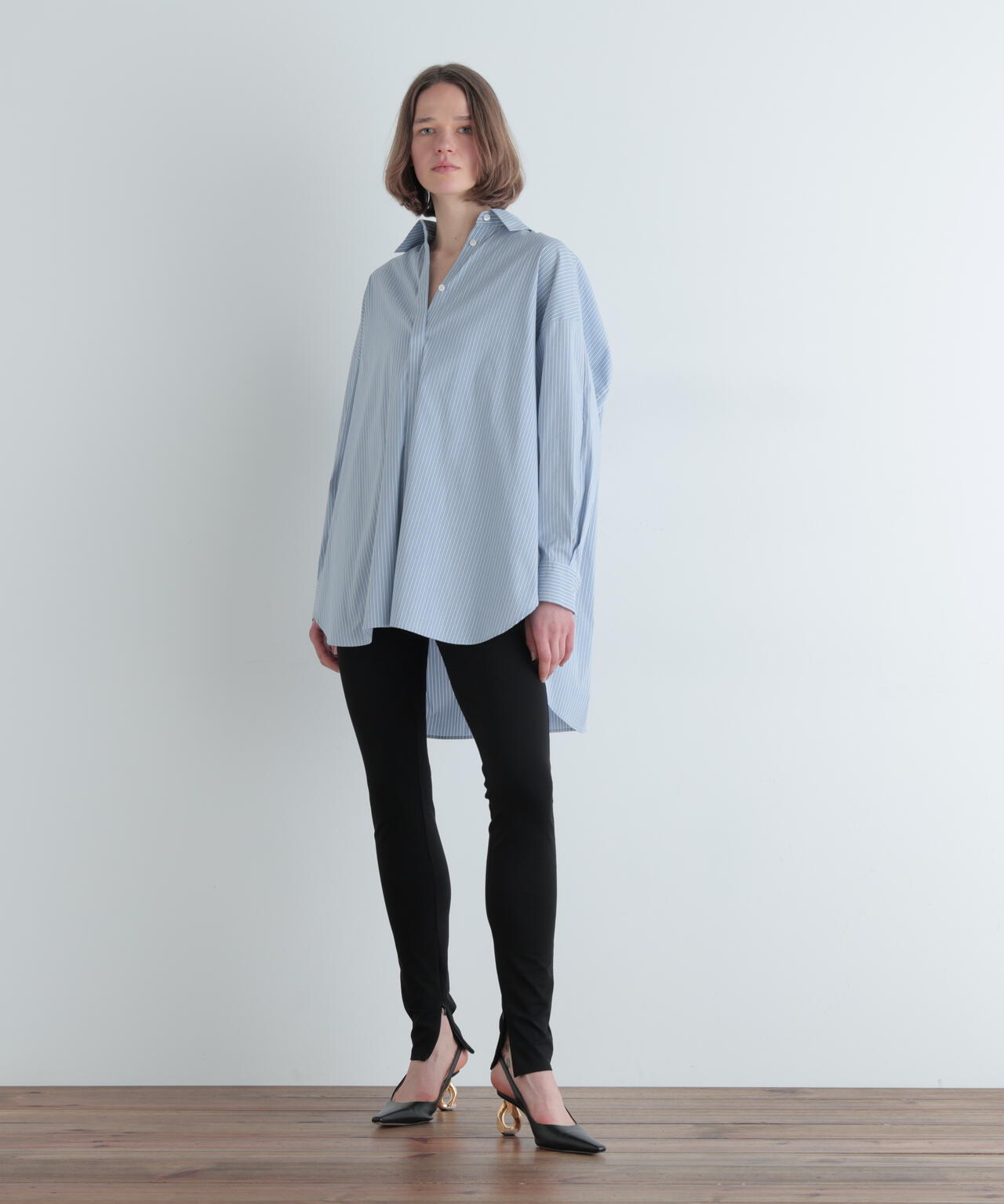 SOLOTEXブロードオーバーサイズブラウス