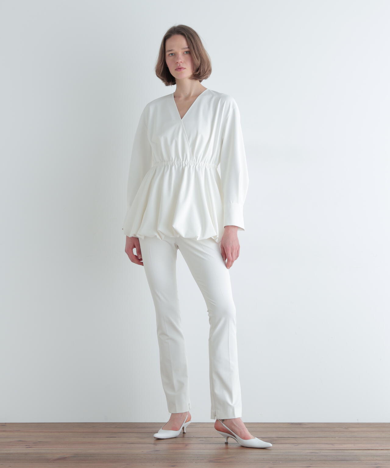 ドライツイルカシュクールブラウス