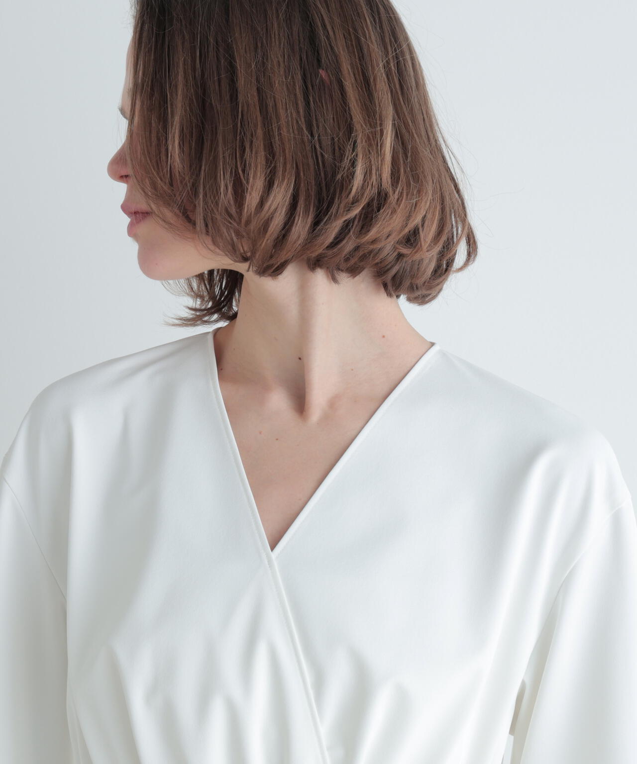 ドライツイルカシュクールブラウス