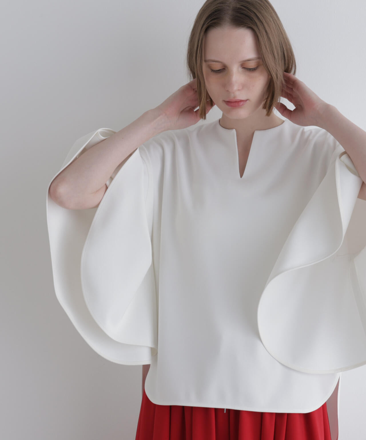 2WAYツイルフレアブラウス | LE PHIL（ル フィル） ｜【公式】通販mix