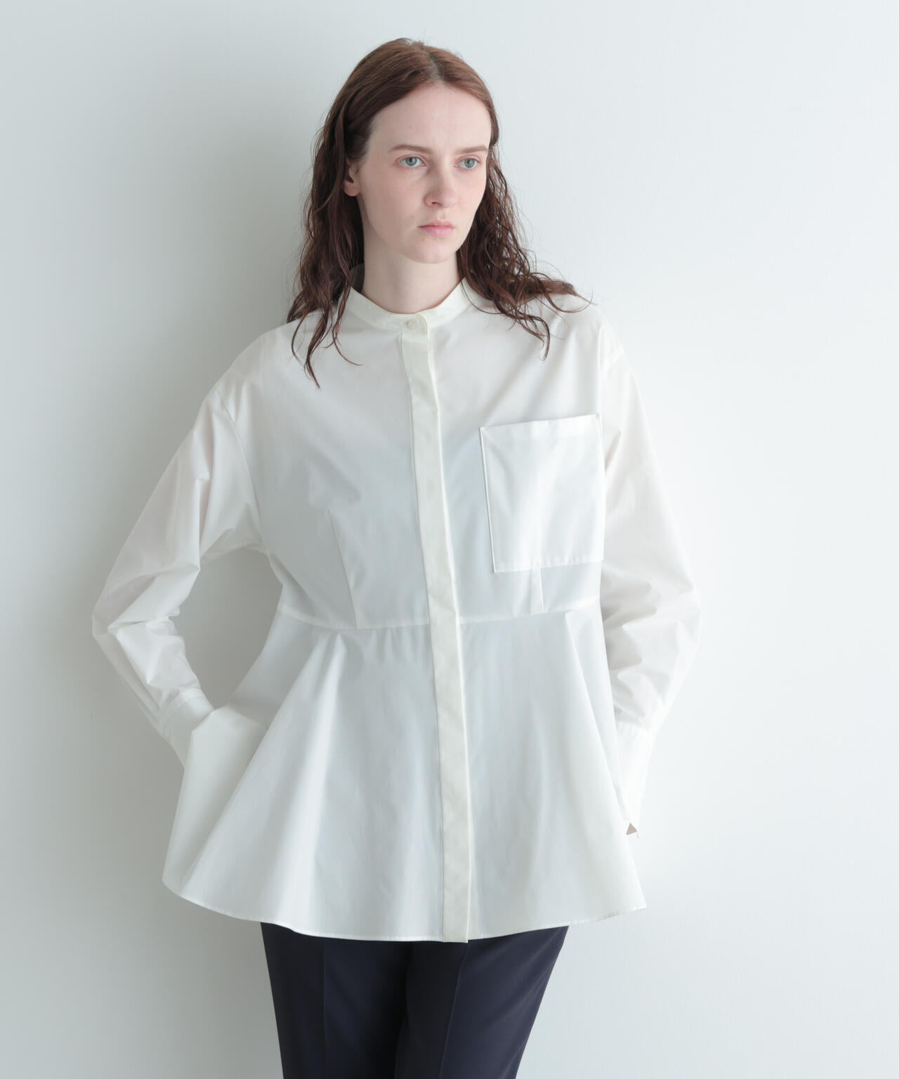 SOLOTEXペプラムブラウス