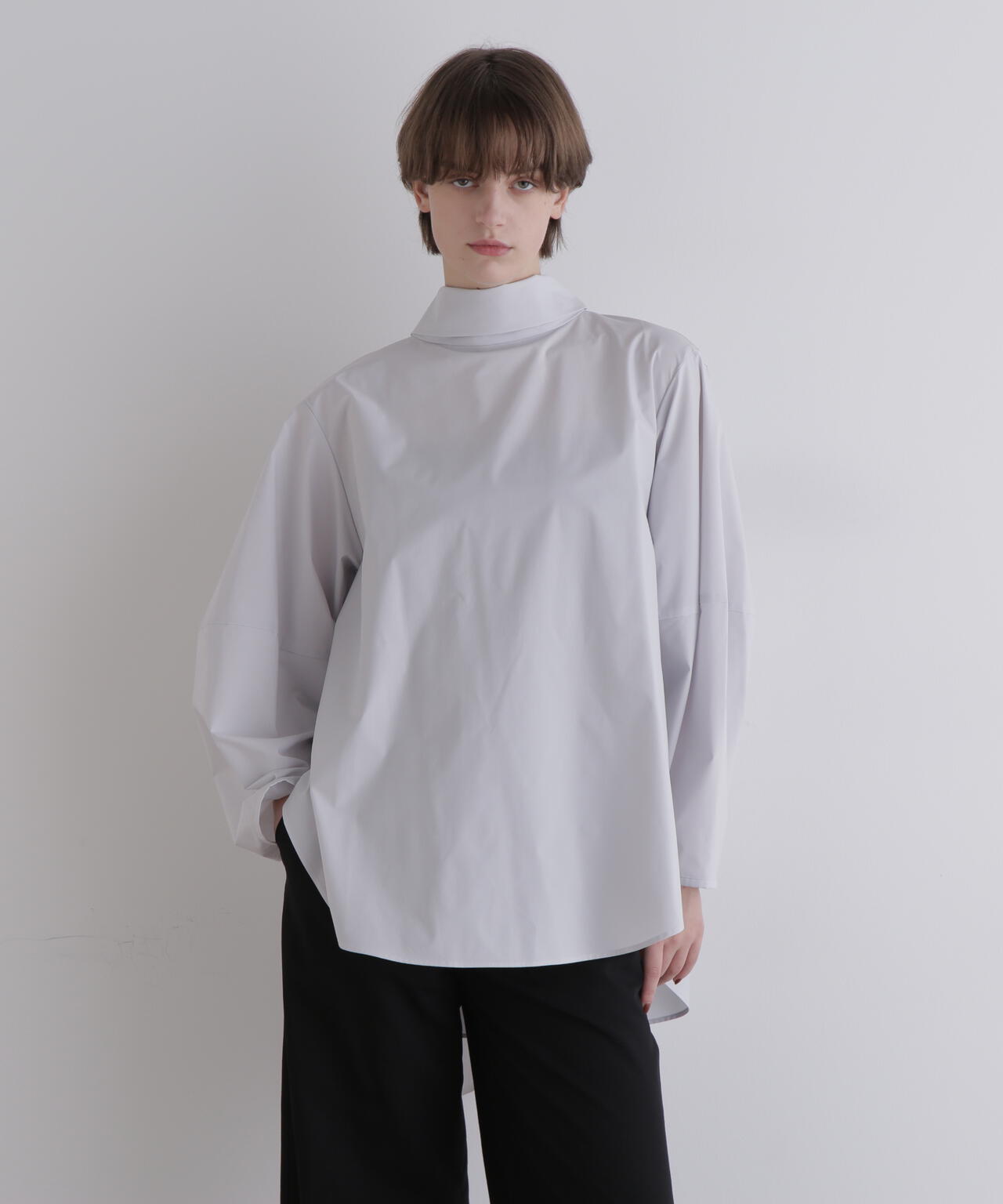 SOLOTEXブロードボウタイブラウス