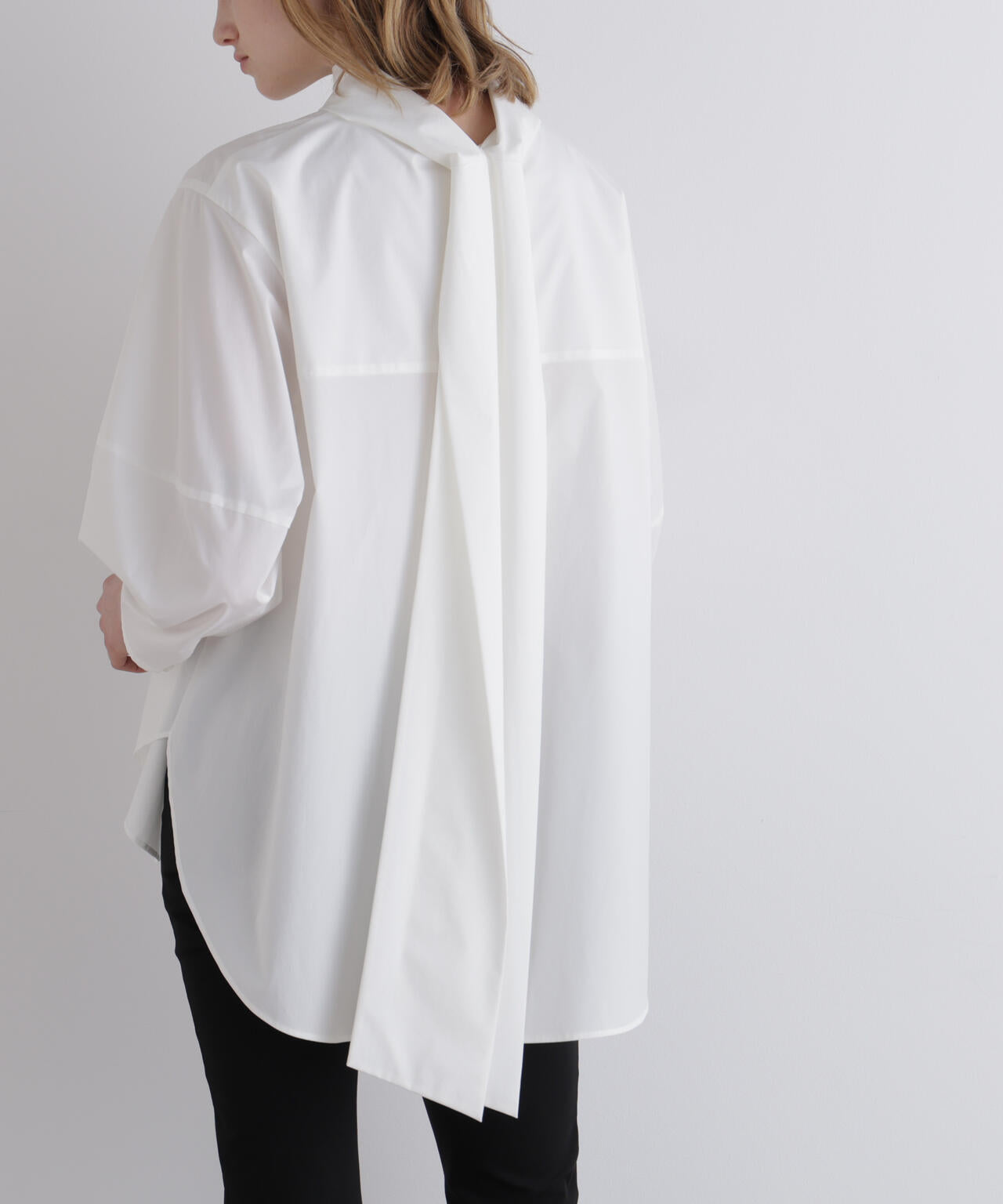 SOLOTEXブロードボウタイブラウス