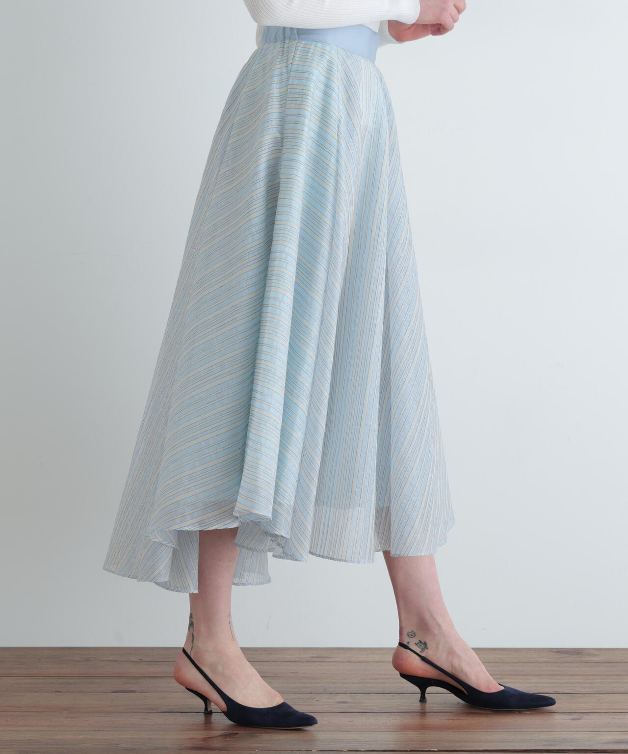 ストライプタックスカート | LE PHIL（ル フィル） ｜【公式】通販mix