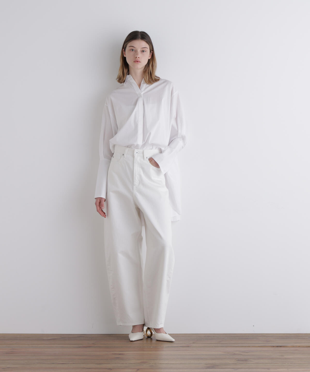 【EC限定/00サイズ】バルーンシルエットデニムパンツ