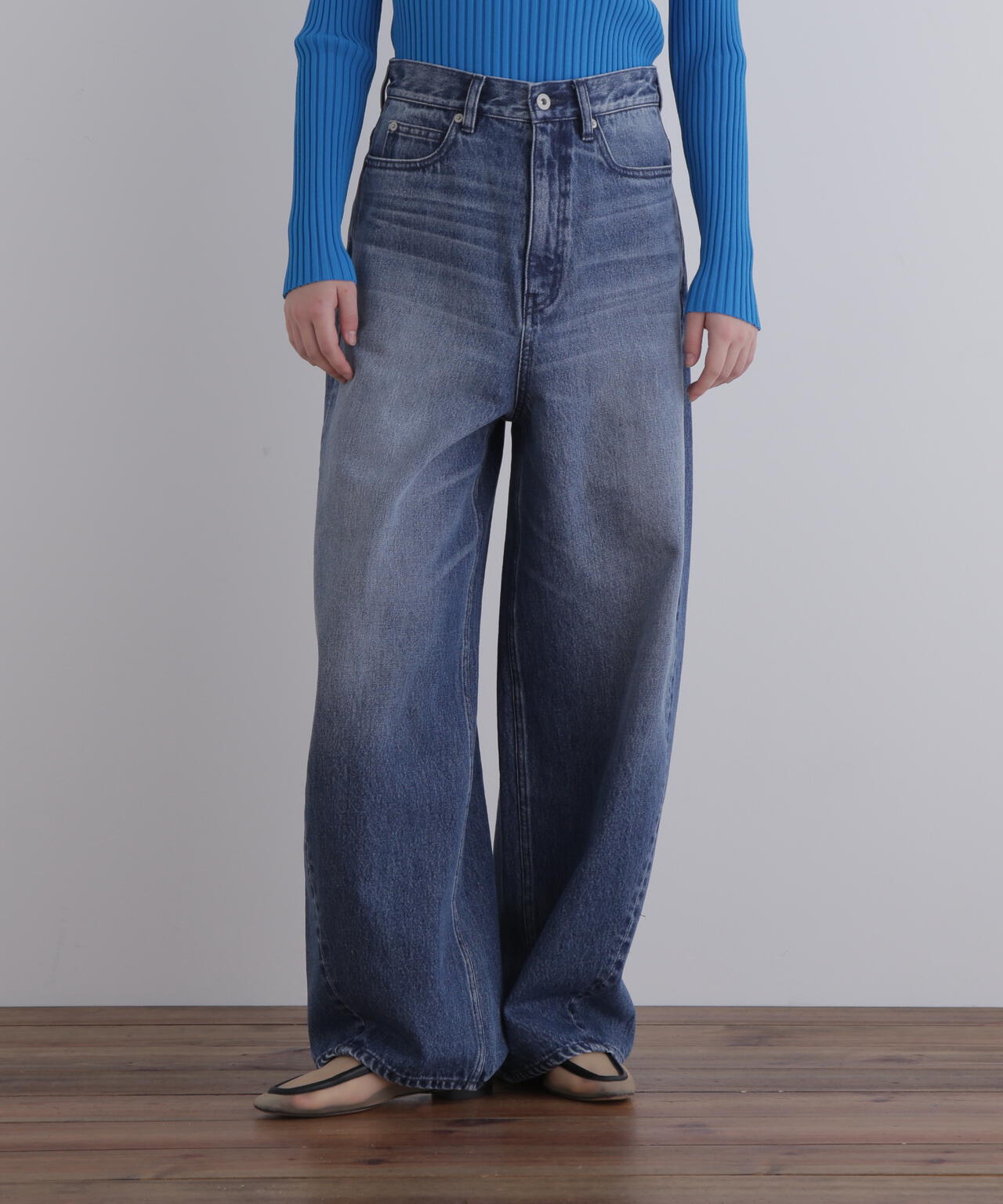 EC限定/00サイズ】バルーンシルエットデニムパンツ | LE PHIL（ル