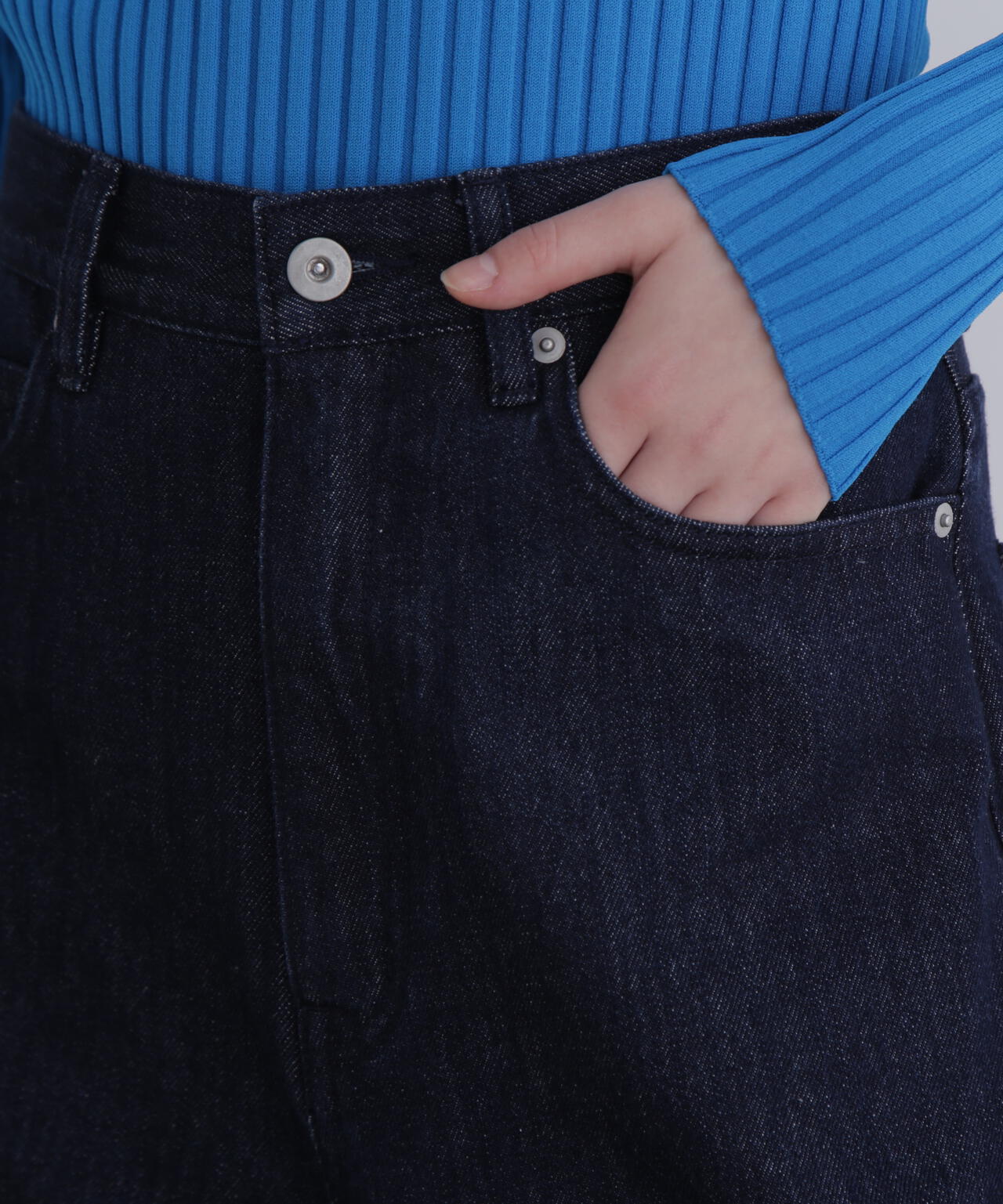 【EC限定/00サイズ】バルーンシルエットデニムパンツ