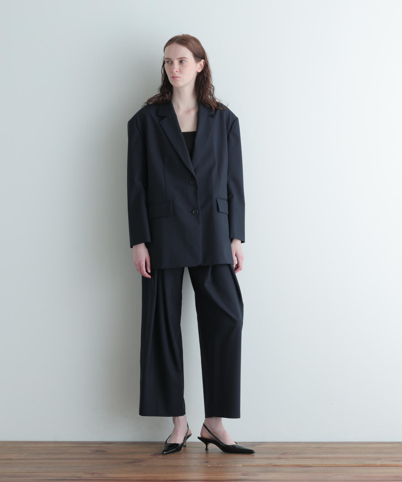 ライトウールワイドパンツ