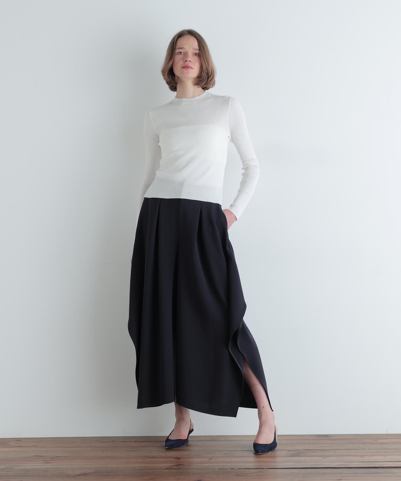 とはる ダブルクロススクエアパンツ | LE PHIL（ル フィル） ｜【公式】通販