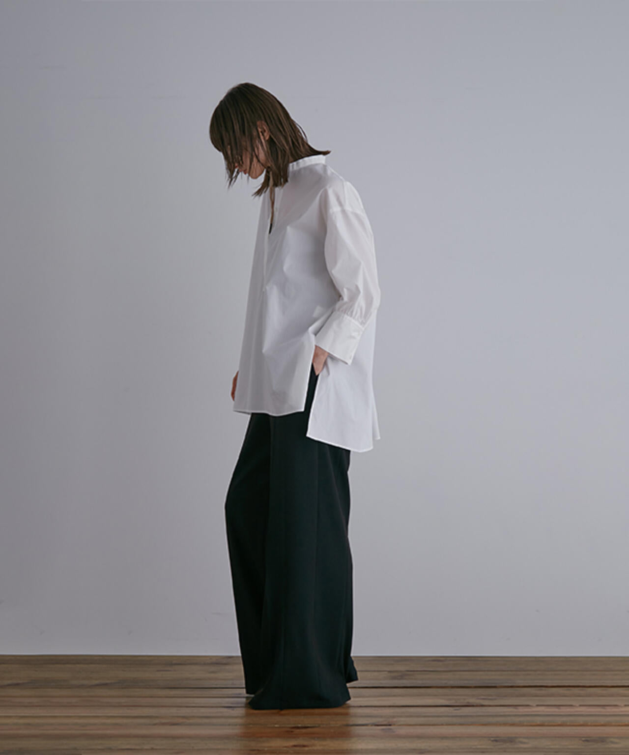 2WAYツイルワイドパンツ