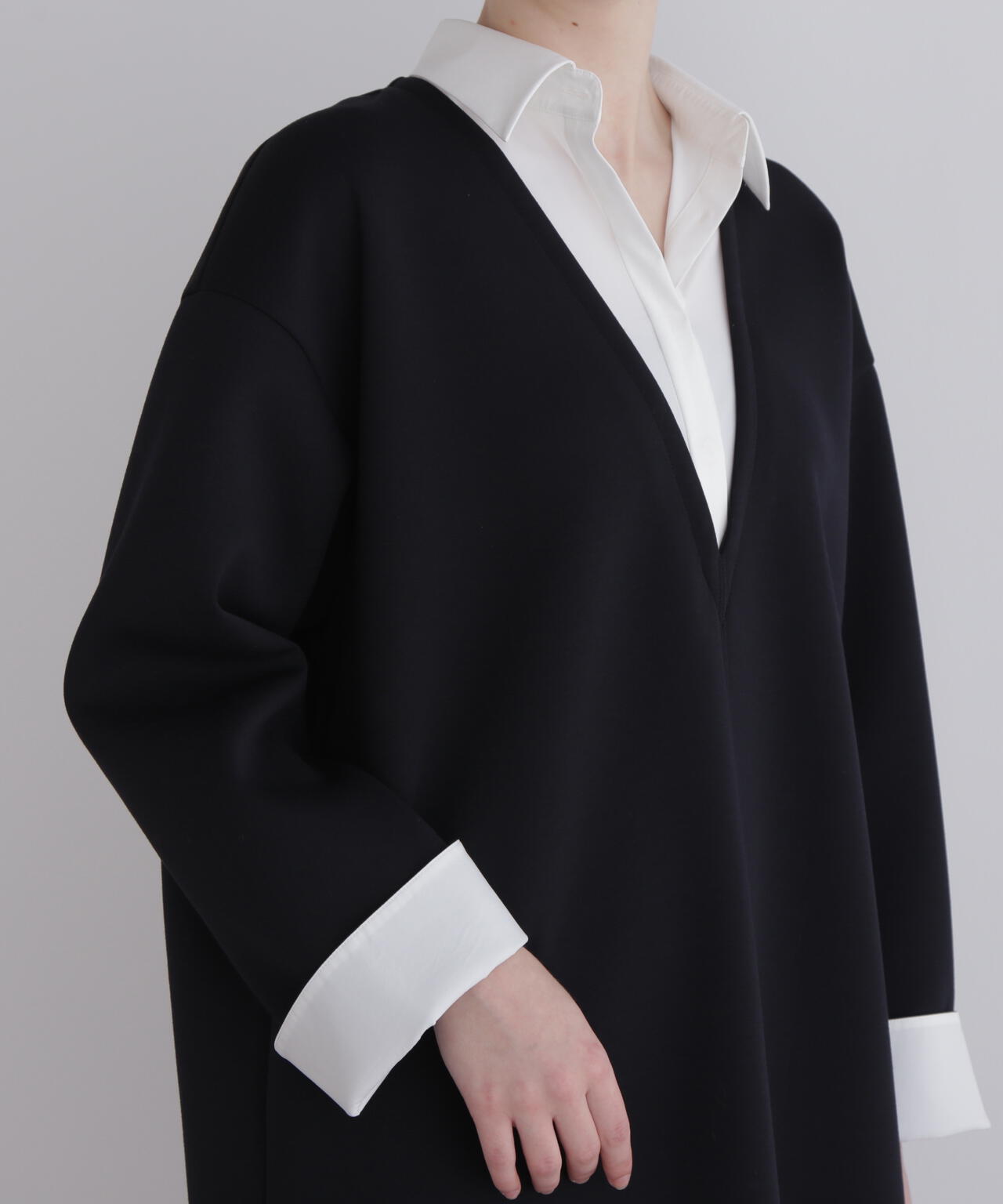 ジャージー襟付きワンピース | LE PHIL（ル フィル） ｜【公式】通販