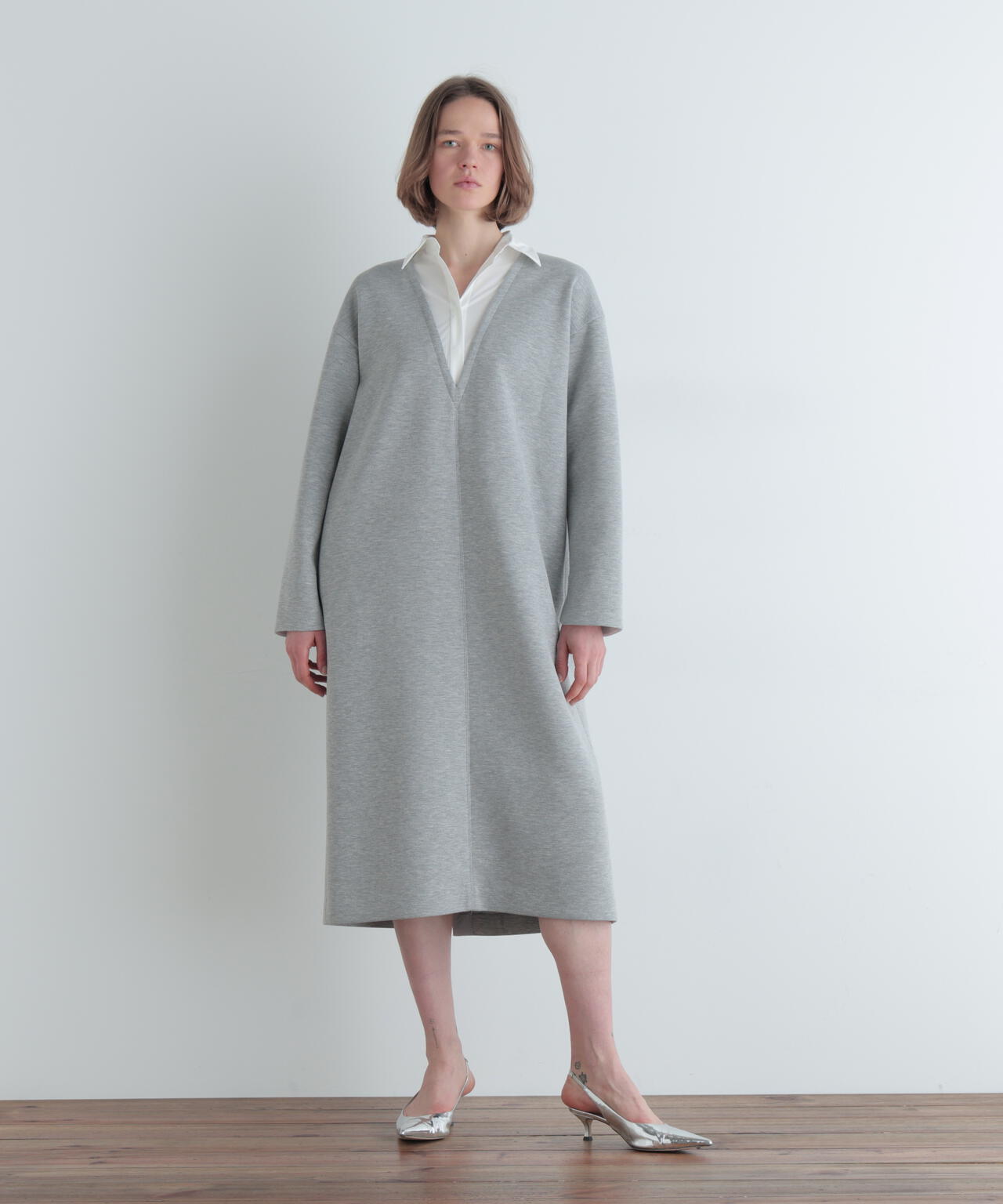 ジャージー襟付きワンピース | LE PHIL（ル フィル） ｜【公式】通販