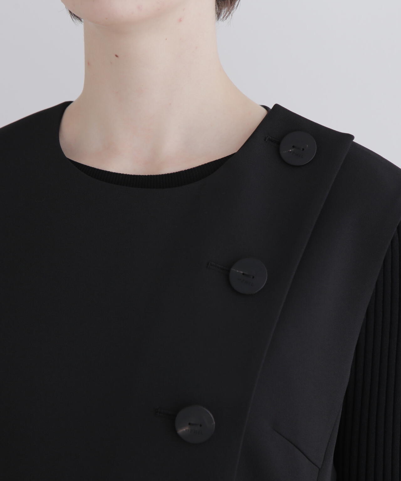 ジレロングワンピース