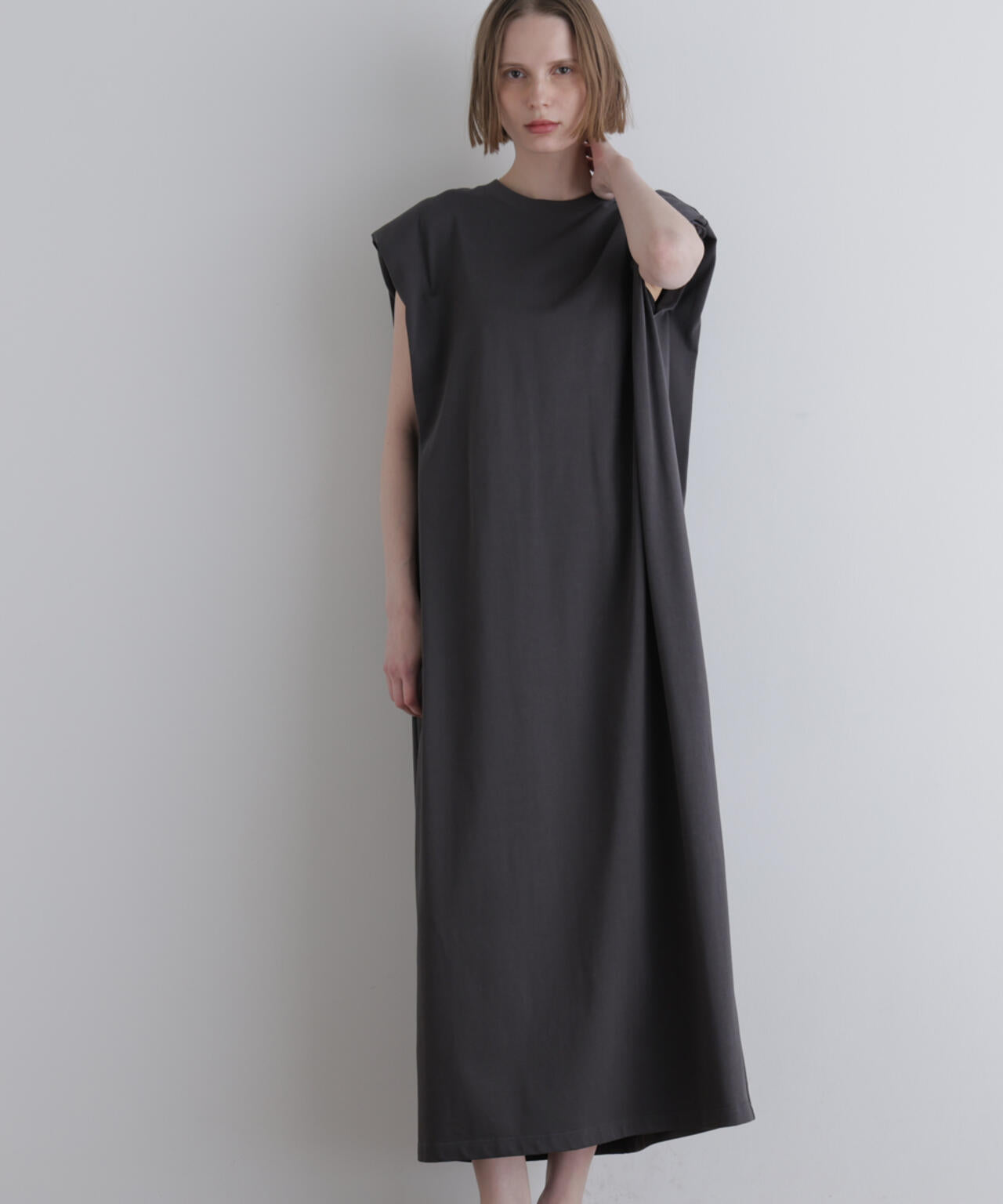 美品▲LE PHIL ルフィル//リネン混ロングスカート▲パープル　麻 美品△LE PHIL ルフィル//リネン混ロングスカート△パープル 麻 【公式