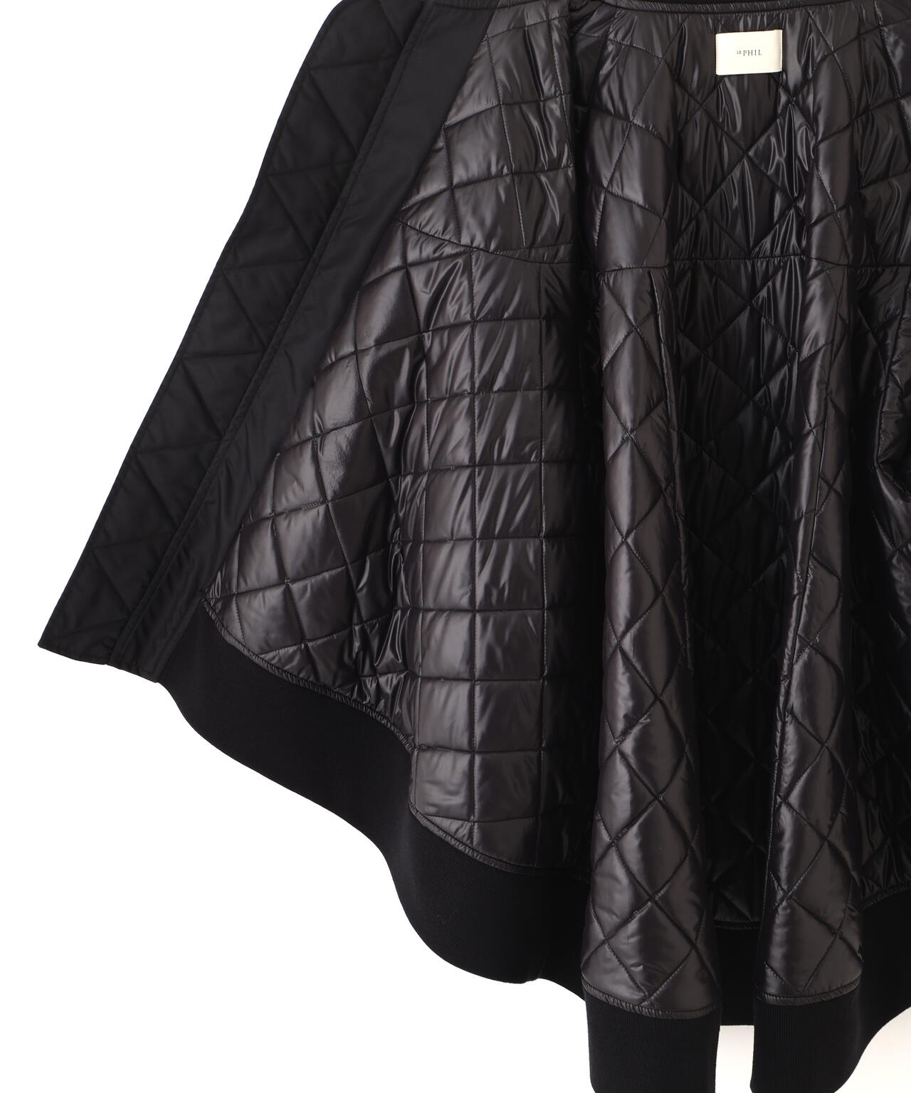 中綿リブキルティングジャケット