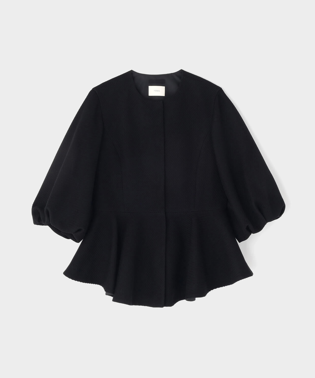 ツイードボリュームスリーブジャケット