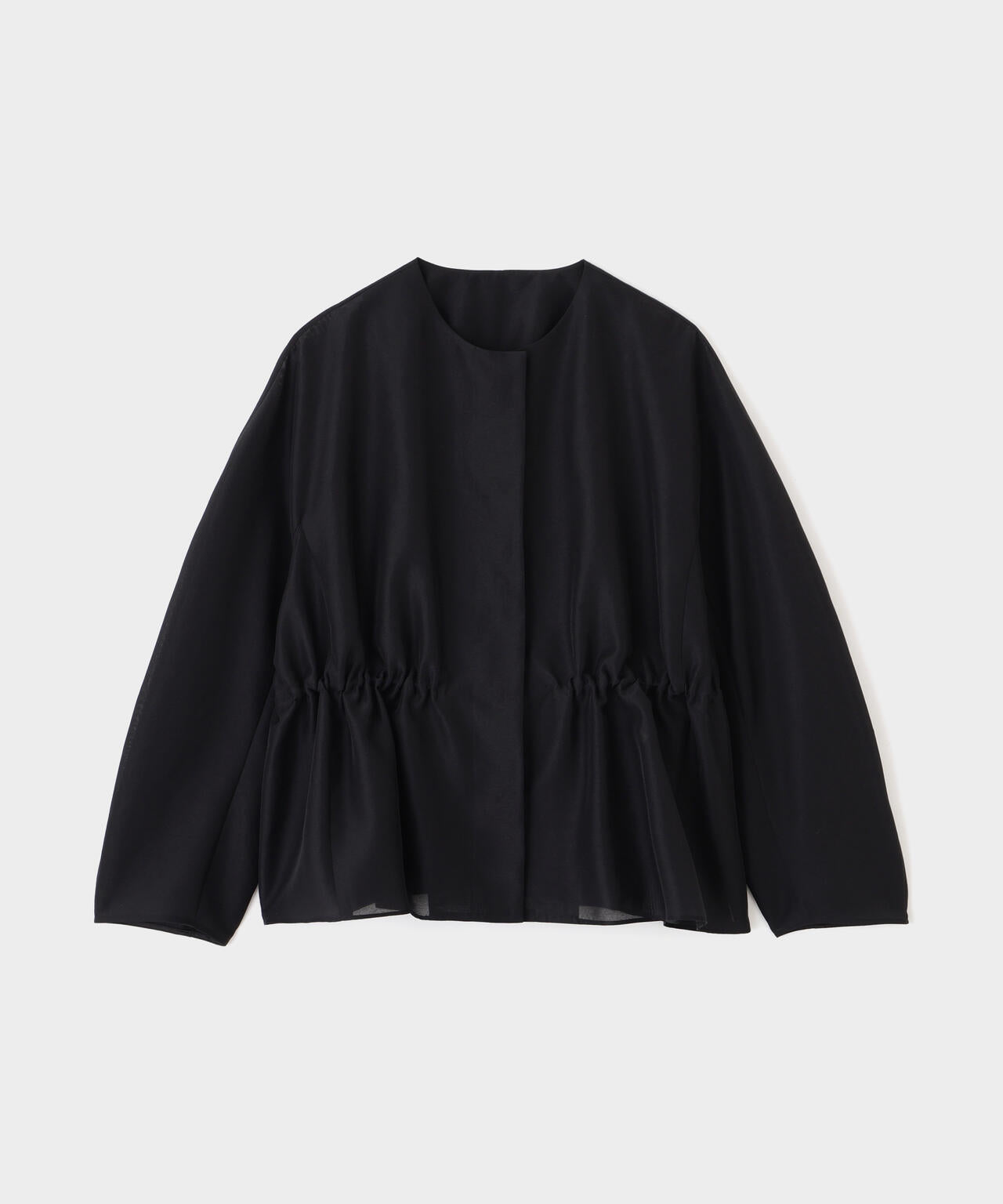 シアー袖ボリュームジャケット