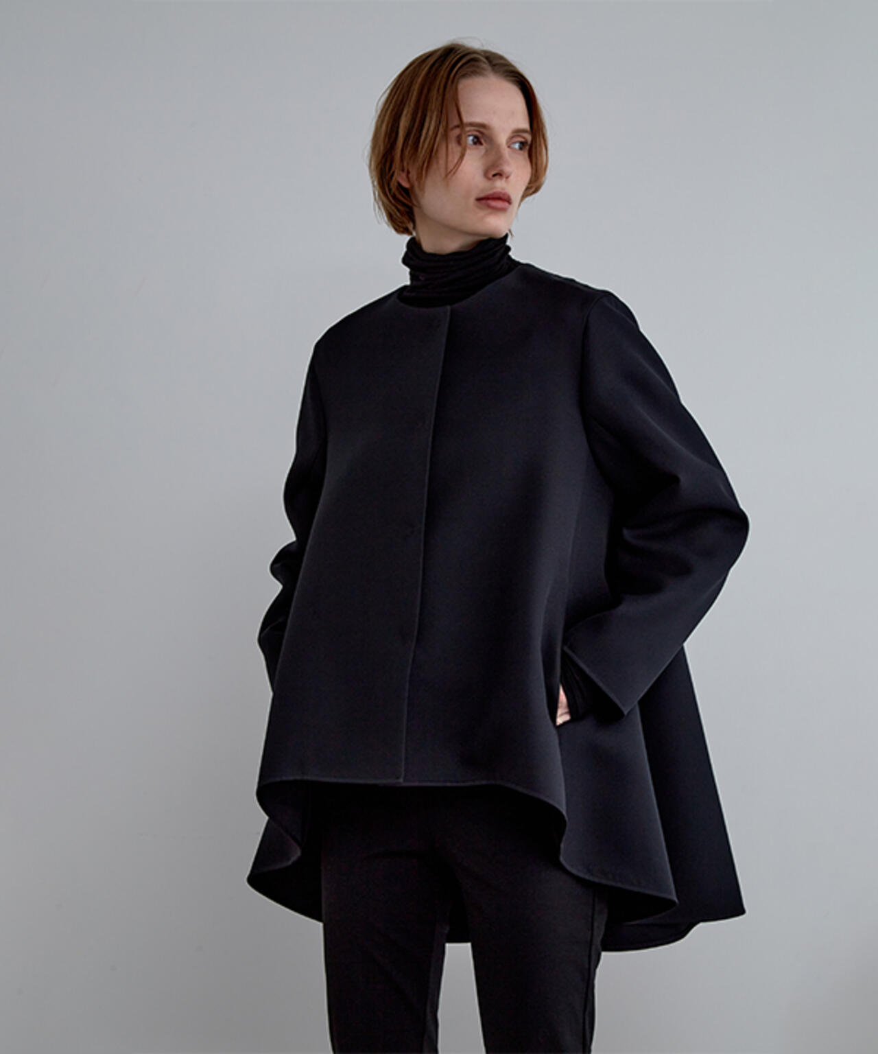 LE PHIL ルフィル エアートリプルクロスバックフレアジャケット エアートリプルクロスバックフレアジャケット | LE PHIL（ル フィル